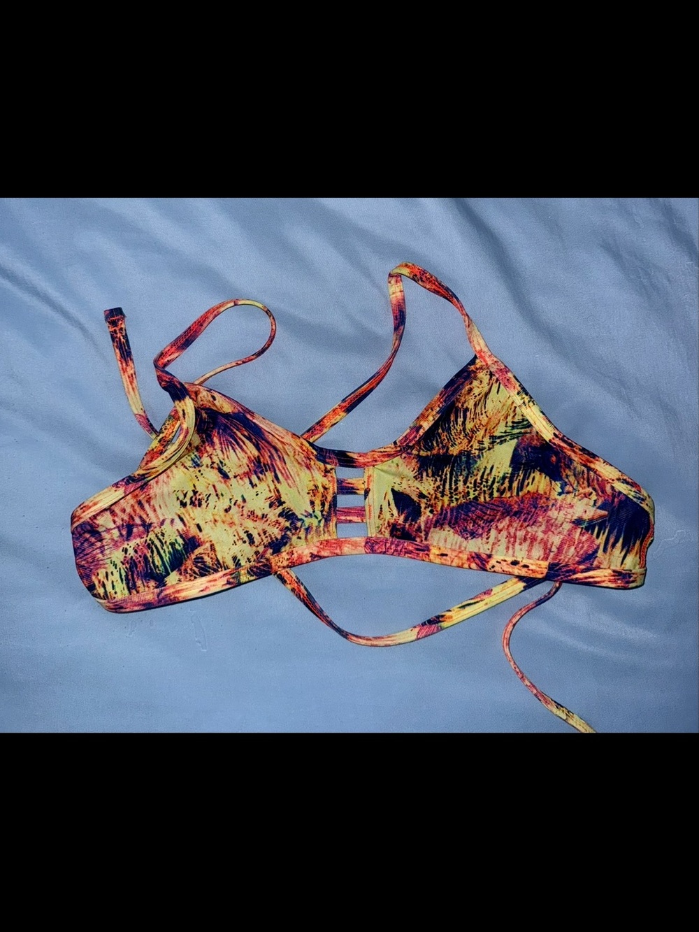 Jolyn Clothing Tomcat Print Bikini Top